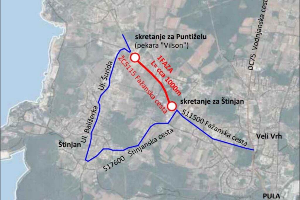 Od ponedjeljka, 7. listopada počinju radovi na Fažanskoj cesti i uvodi se privremena regulacija prometa.